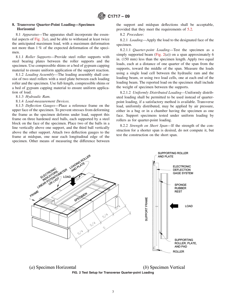 ASTM C1717-09 - Standard Test Methods for Conducting Strength Tests of Masonry Wall Panels