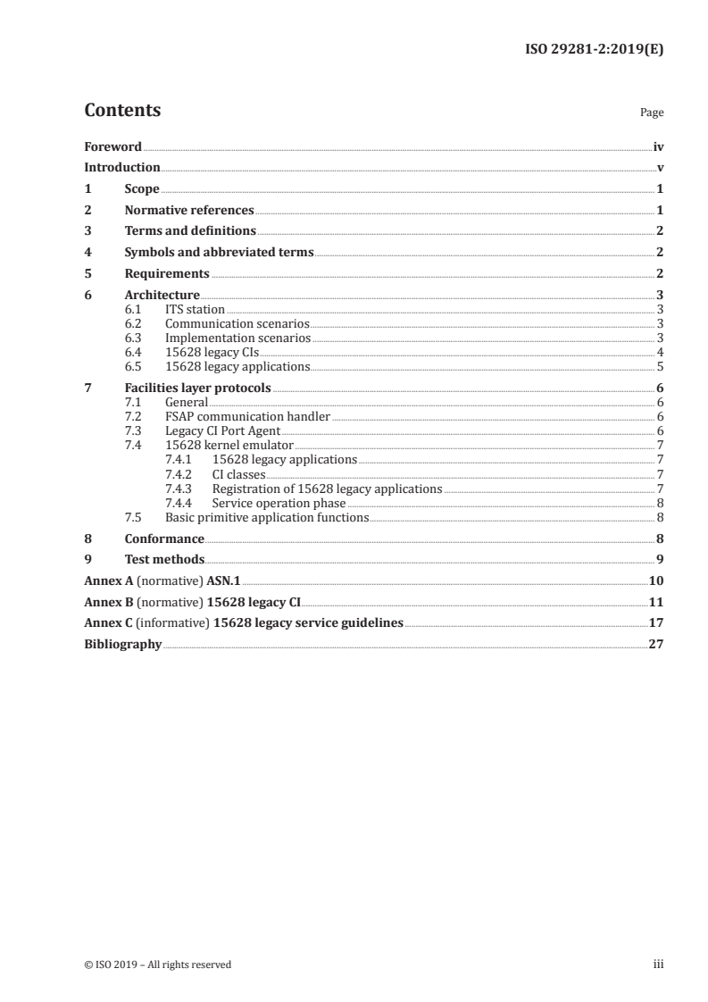 ISO 29281-2:2019 - Intelligent transport systems — Localized communications — Part 2: Legacy system support
Released:1/30/2019