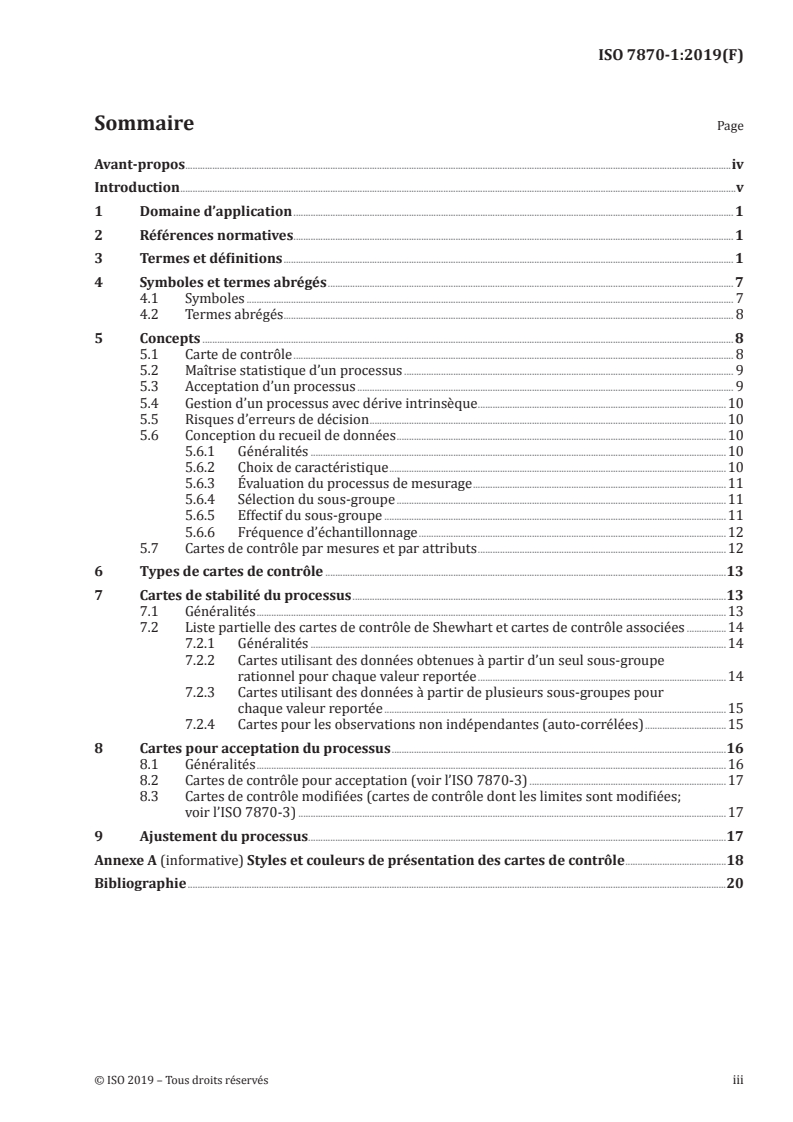 ISO 7870-1:2019 - Cartes de contrôle — Partie 1: Lignes directrices générales
Released:11/26/2019