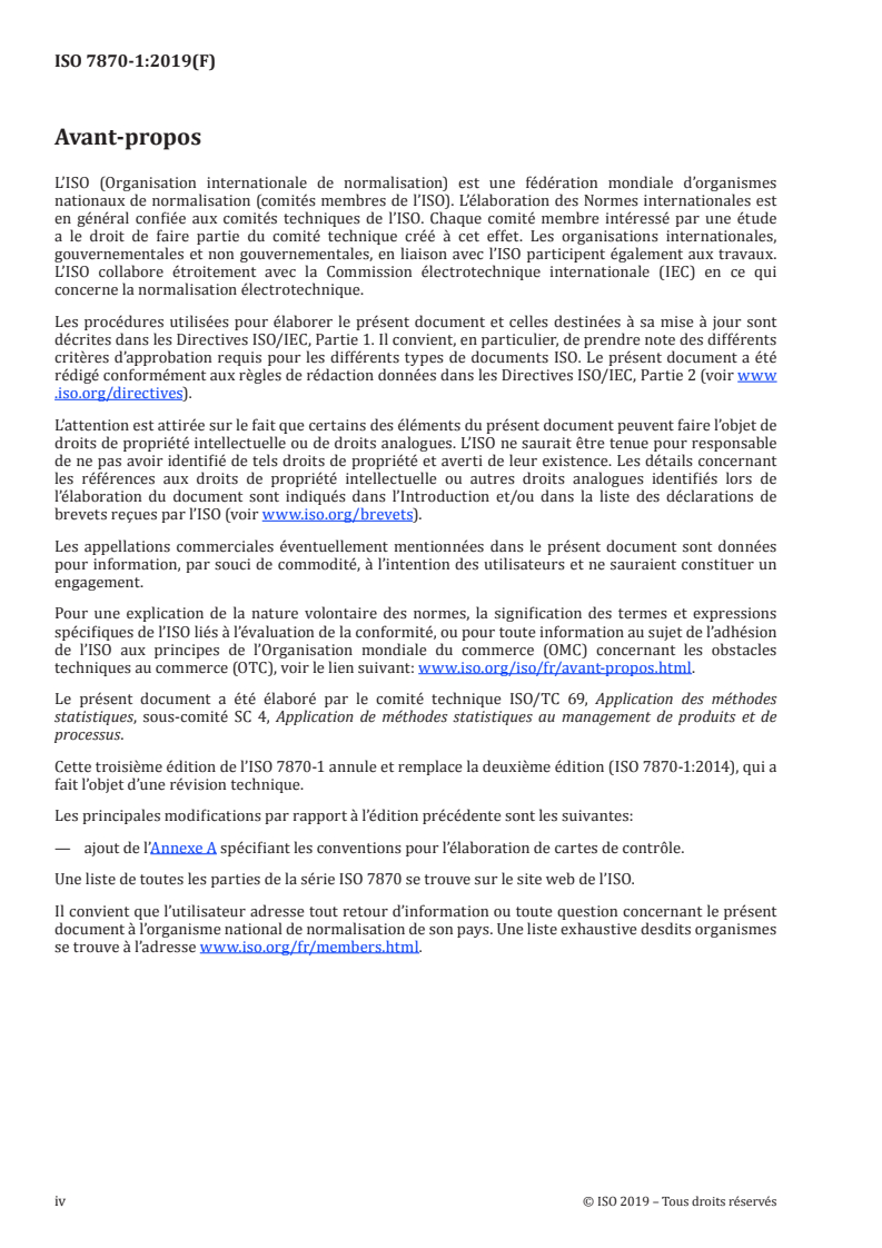 ISO 7870-1:2019 ISO 7870-1:2019 - Cartes de contrôle — Partie 1: Lignes directrices générales
Released:11/26/2019 - Page 4 preview