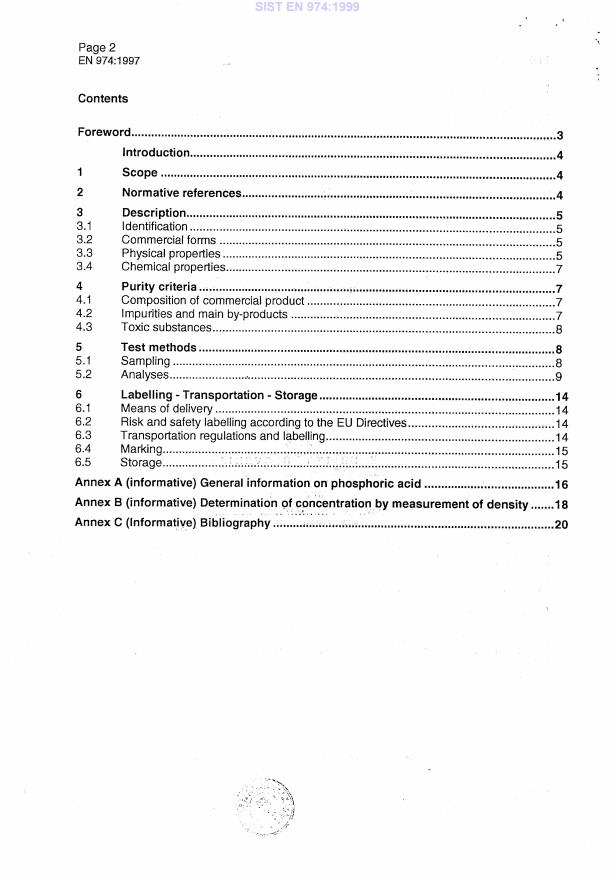 EN 974:1997 EN 974:1999 - Page 4 preview