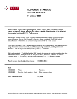 SIST EN 6024:2024 - Page 1 preview