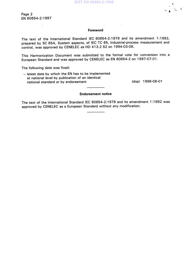 EN 60654-2:1997 EN 60654-2:1998 - Page 4 preview