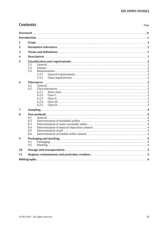 ISO 20982:2020 - Priests (caper) (Capparis spp.) -- Specification and test methods