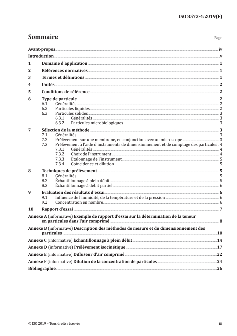 ISO 8573-4:2019 - Air comprimé — Mesurage des polluants — Partie 4: Teneur en particules
Released:2/19/2019