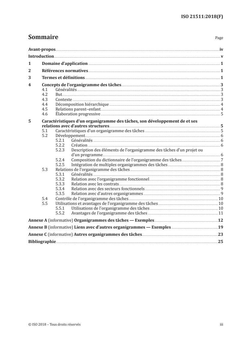 ISO 21511:2018 ISO 21511:2018 - Organigramme des tâches en management de projet et de programme
Released:5/24/2018