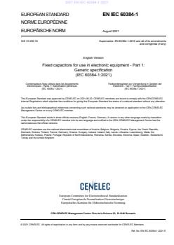 EN IEC 60384-1:2021 - Page 3 preview