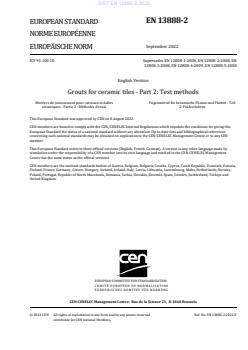 SIST EN 13888-2:2022 - Page 3 preview