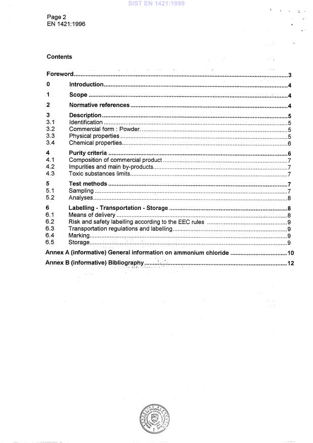 EN 1421:1996 EN 1421:1999 - Page 4 preview
