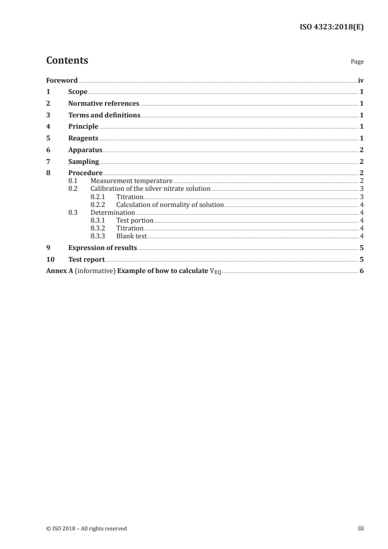 ISO 4323:2018 ISO 4323:2018 - Soaps — Determination of chloride content — Potentiometric method
Released:12/7/2018