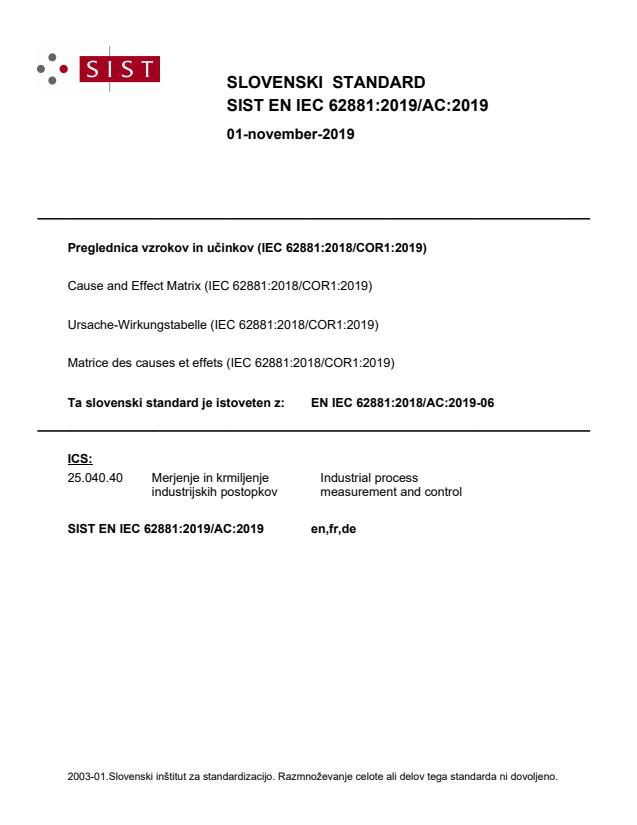 EN IEC 62881:2019/AC:2019 - BARVE