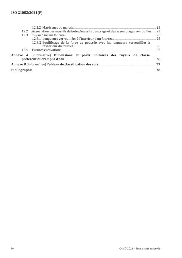 ISO 21052:2021 ISO 21052:2021 - Systèmes d'assemblages verrouillés pour canalisations en fonte ductile -- Règles de calcul pour les longueurs à verrouiller - Page 4 preview