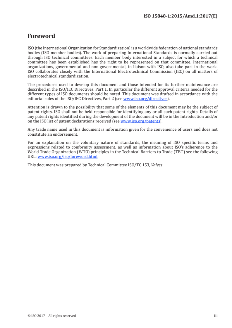 ISO 15848-1:2015/Amd 1:2017 - Industrial valves — Measurement, test and qualification procedures for fugitive emissions — Part 1: Classification system and qualification procedures for type testing of valves — Amendment 1
Released:3/3/2017