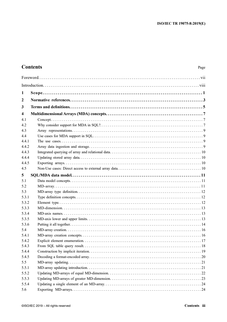 ISO/IEC TR 19075-8:2019 - Information technology database languages — SQL technical reports — Part 8: Multi-dimensional arrays (SQL/MDA)
Released:5/7/2019