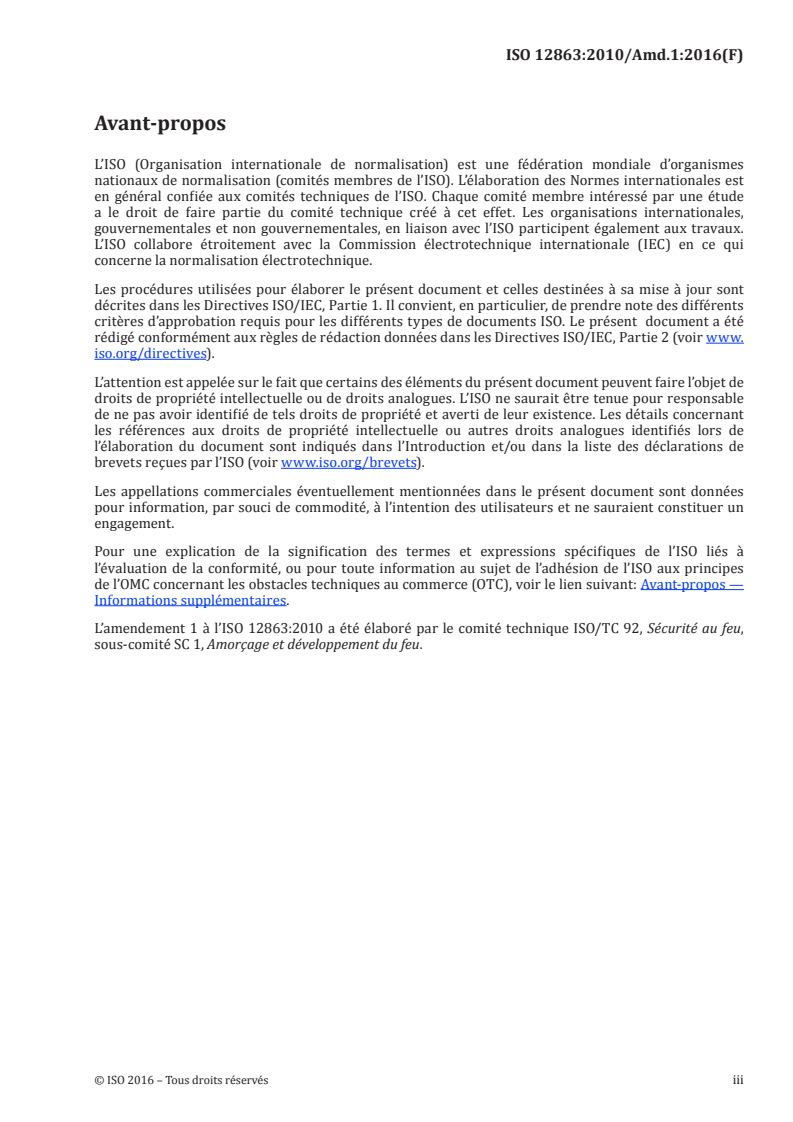 ISO 12863:2010/Amd 1:2016 - Méthode d'essai normalisée pour évaluer le potentiel incendiaire des cigarettes — Amendement 1
Released:6/27/2016