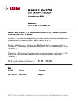 EN ISO 16186:2021 - Page 1 preview