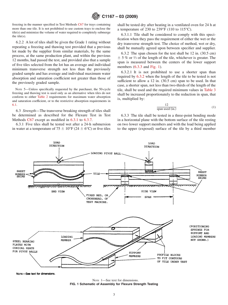 ASTM C1167-03(2009) - Standard Specification for Clay Roof Tiles