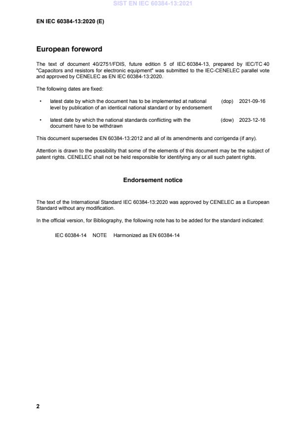 SIST EN IEC 60384-13:2021 SIST EN IEC 60384-13:2021 - Page 4 preview