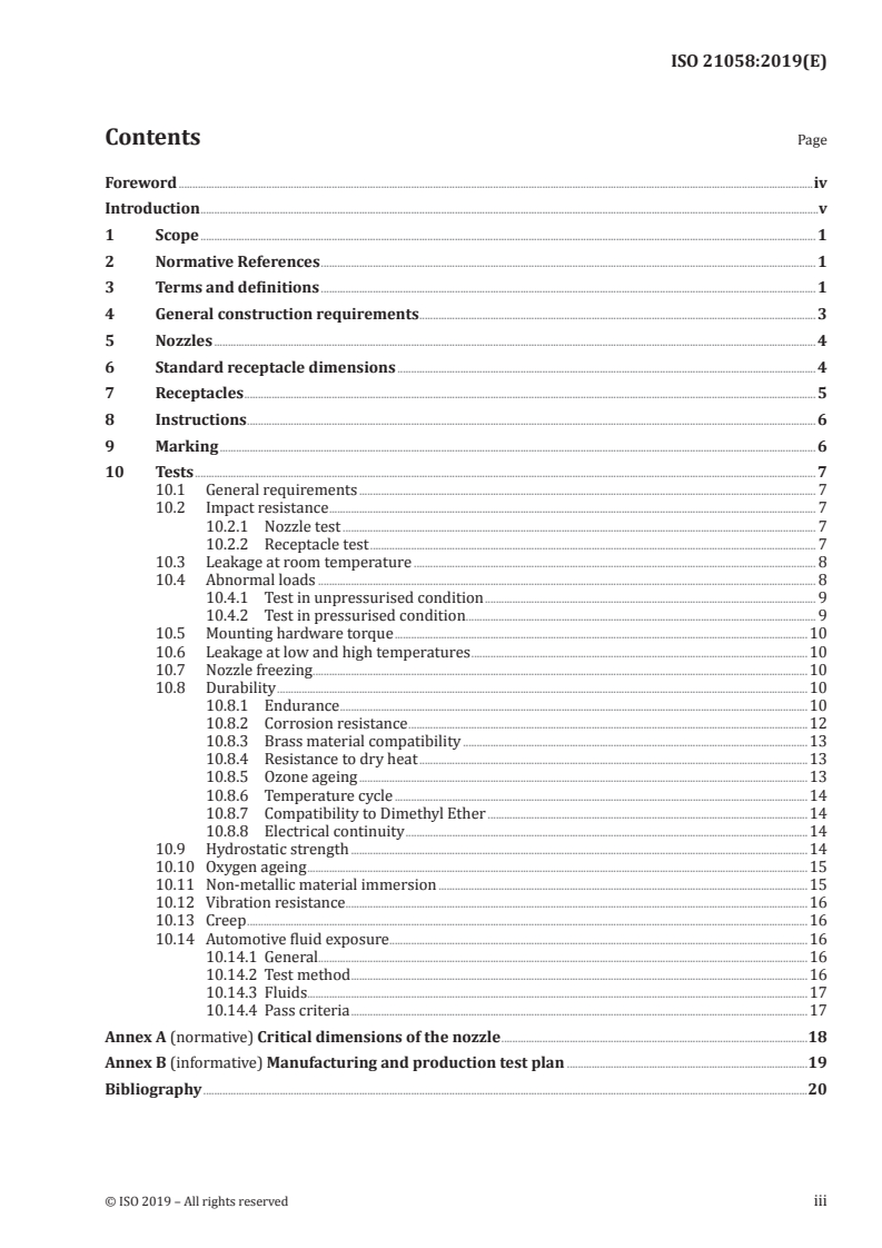 ISO 21058:2019 - Road vehicles — Dimethyl Ether (DME) refuelling connector
Released:12/10/2019