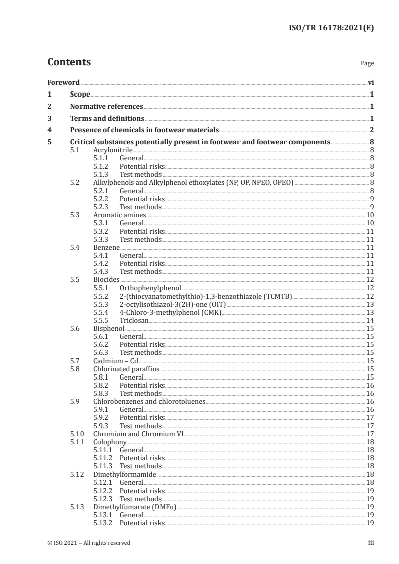 ISO/TR 16178:2021 ISO/TR 16178:2021 - Footwear — Critical substances potentially present in footwear and footwear components — Lists of critical chemical substances
Released:9/22/2021