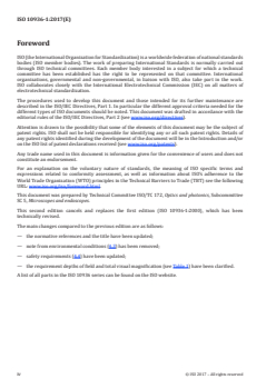 ISO 10936-1:2017 ISO 10936-1:2017 - Optics and photonics — Operation microscopes — Part 1: Requirements and test methods
Released:7/26/2017 - Page 4 preview