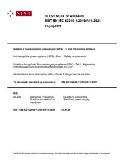 EN IEC 62040-1:2019/A11:2021 - Page 1 preview