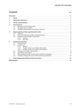 ISO/TR 21074:2016 - Application of ISO 5725 for the determination of repeatability and reproducibility of precision tests performed in standardization work for chemical analysis of steel
Released:10/24/2016 - Page 3 preview