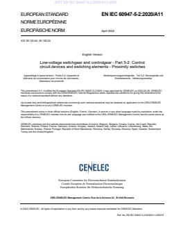 EN IEC 60947-5-2:2020/A11:2022 - Page 3 preview