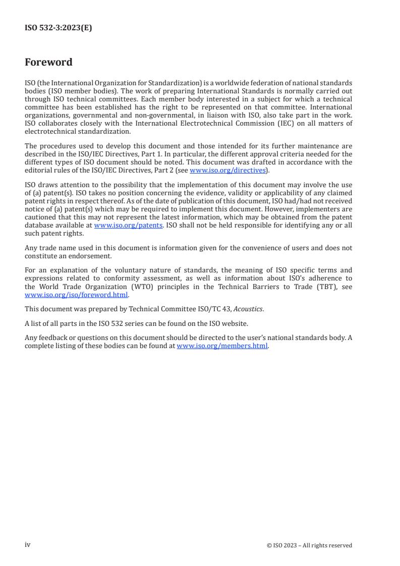 ISO 532-3:2023 ISO 532-3:2023 - Acoustics — Methods for calculating loudness — Part 3: Moore-Glasberg-Schlittenlacher method
Released:13. 07. 2023 - Page 4 preview