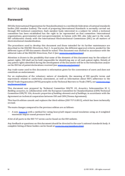 ISO 717-2:2020 - Acoustics — Rating of sound insulation in buildings and of building elements — Part 2: Impact sound insulation
Released:12/2/2020 - Page 4 preview