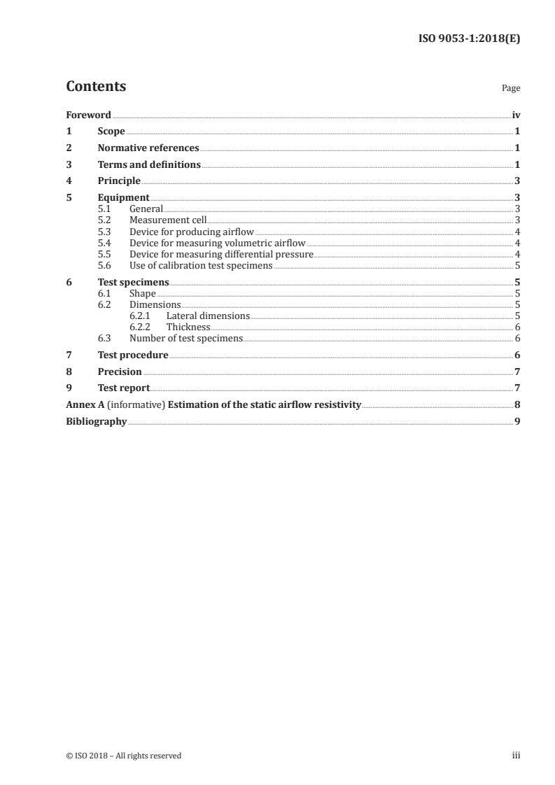 ISO 9053-1:2018 - Acoustics — Determination of airflow resistance — Part 1: Static airflow method
Released:11/2/2018