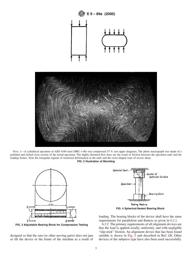 ASTM E9-89a(2000) - Standard Test Methods of Compression Testing of Metallic Materials at Room Temperature (Withdrawn 2009)