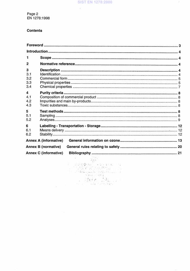 EN 1278:1998 EN 1278:2000 - Page 4 preview