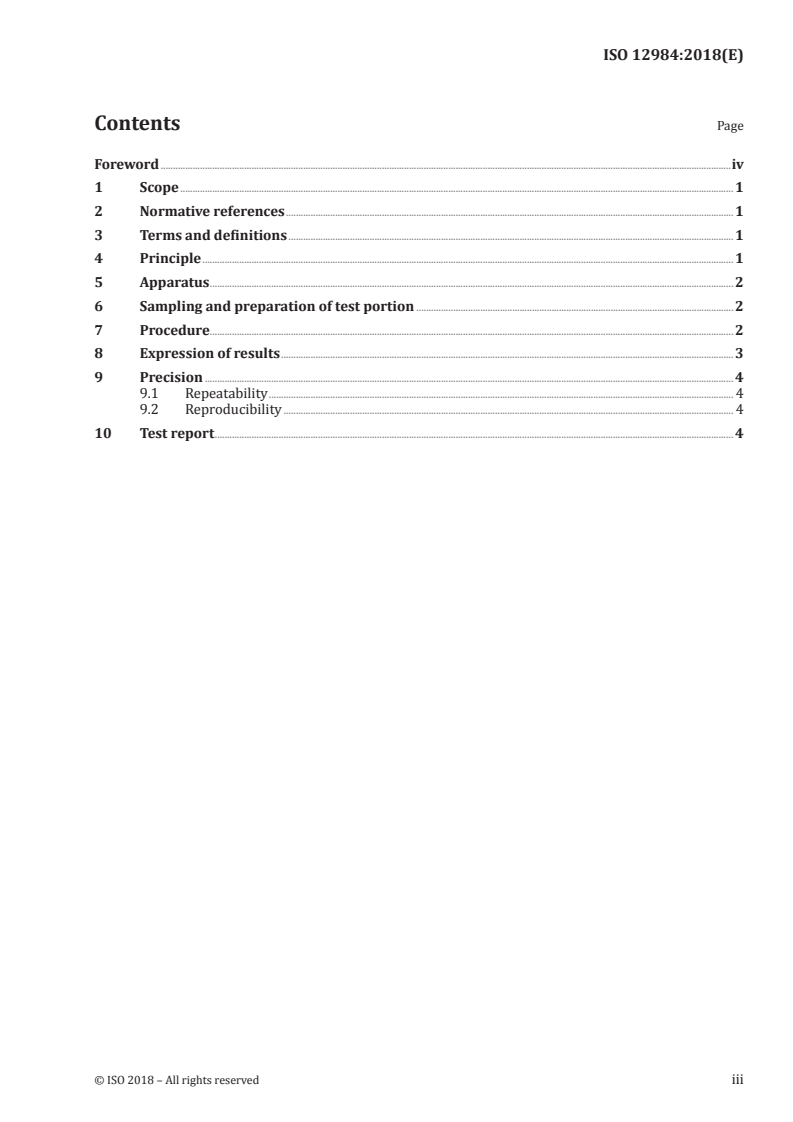 ISO 12984:2018 ISO 12984:2018 - Carbonaceous materials used in the production of aluminium — Calcined coke — Determination of particle size distribution
Released:2/22/2018 - Page 3 preview