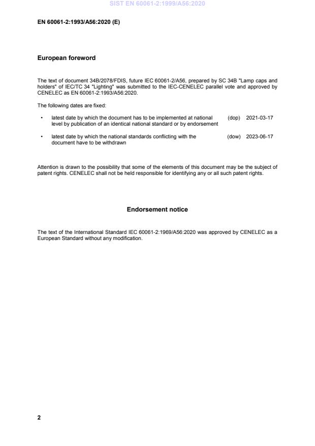 SIST EN 60061-2:1999/A56:2020 SIST EN 60061-2:1999/A56:2020 - BARVE - Page 4 preview