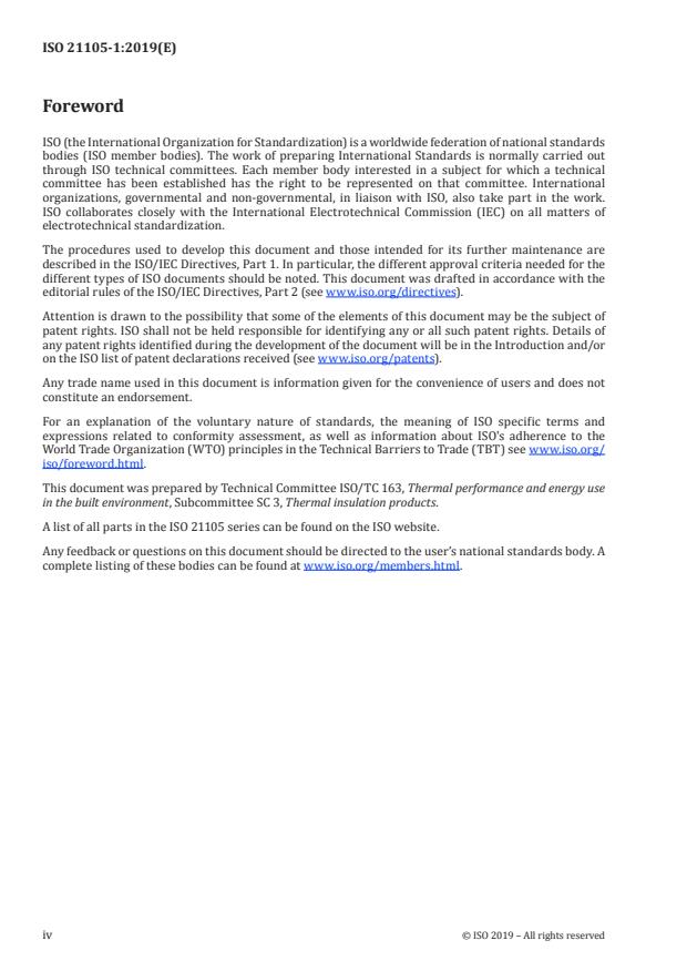 ISO 21105-1:2019 ISO 21105-1:2019 - Performance of buildings -- Building enclosure thermal performance verification and commissioning - Page 4 preview