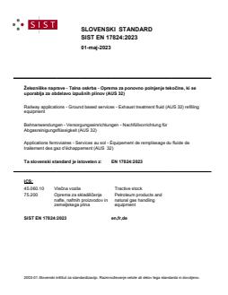 EN 17824:2023 EN 17824:2023 - BARVE - Page 1 preview