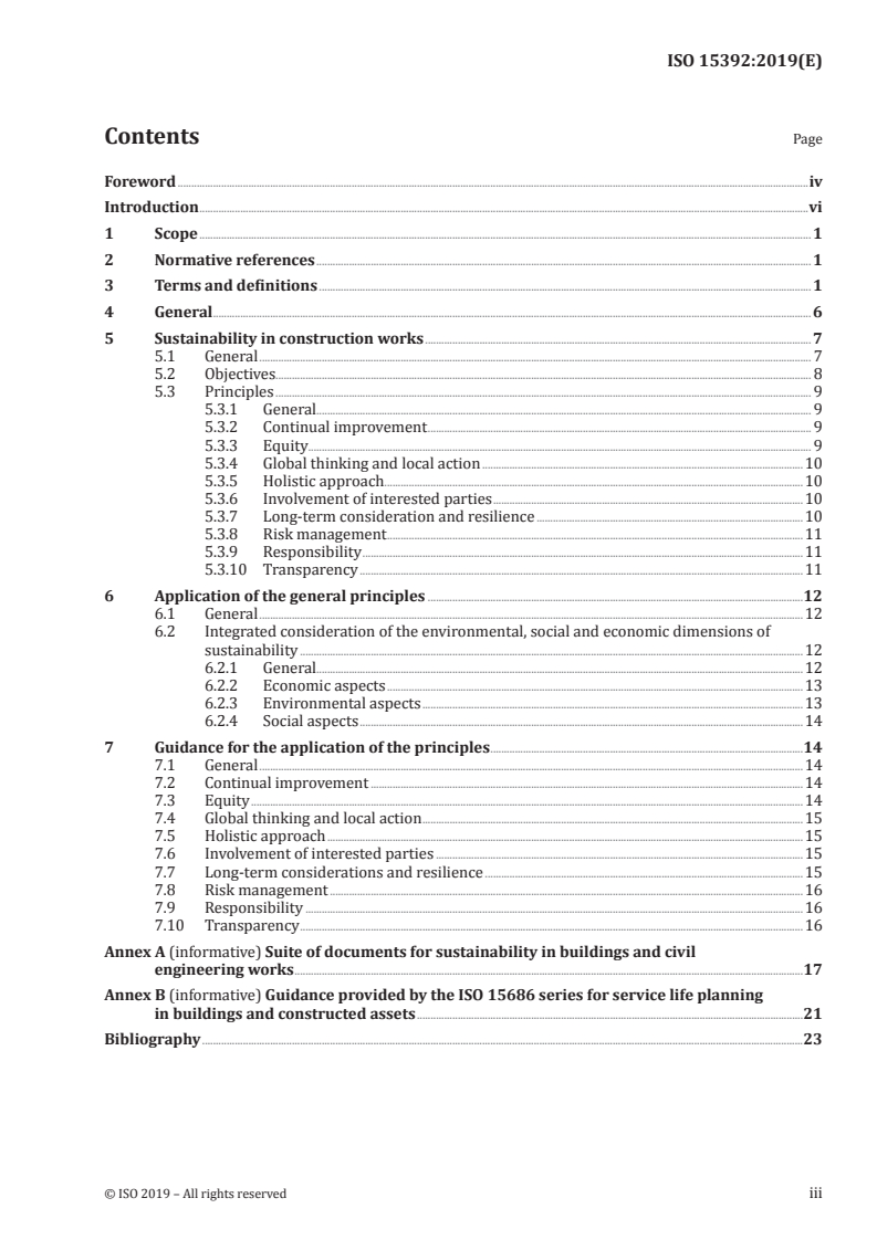 ISO 15392:2019 - Sustainability in buildings and civil engineering works — General principles
Released:12/3/2019