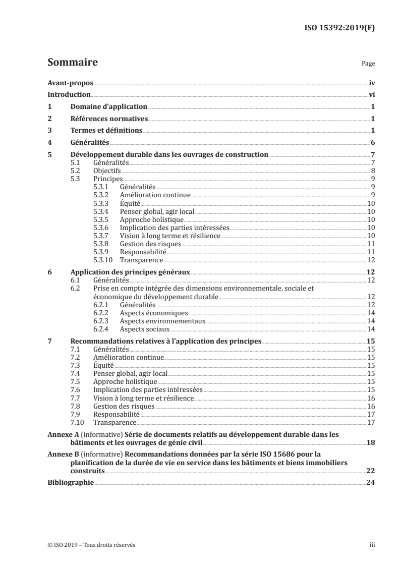 ISO 15392:2019 - Développement durable dans les bâtiments et ouvrages de génie civil — Principes généraux
Released:12/3/2019