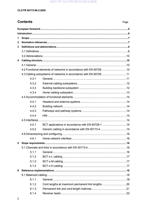 SIST-TP CLC/TR 50173-99-2:2020 SIST-TP CLC/TR 50173-99-2:2020 - Page 4 preview