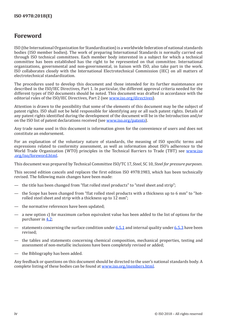 ISO 4978:2018 ISO 4978:2018 - Steel sheet and strip for welded gas cylinders
Released:8/3/2018 - Page 4 preview