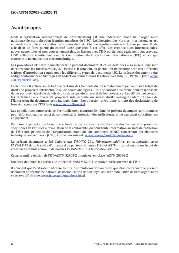 ISO/ASTM 52903-2:2020 ISO/ASTM 52903-2:2020 - Fabrication additive -- Fabrication additive de matériaux plastiques à base d'extrusion de matière - Page 4 preview