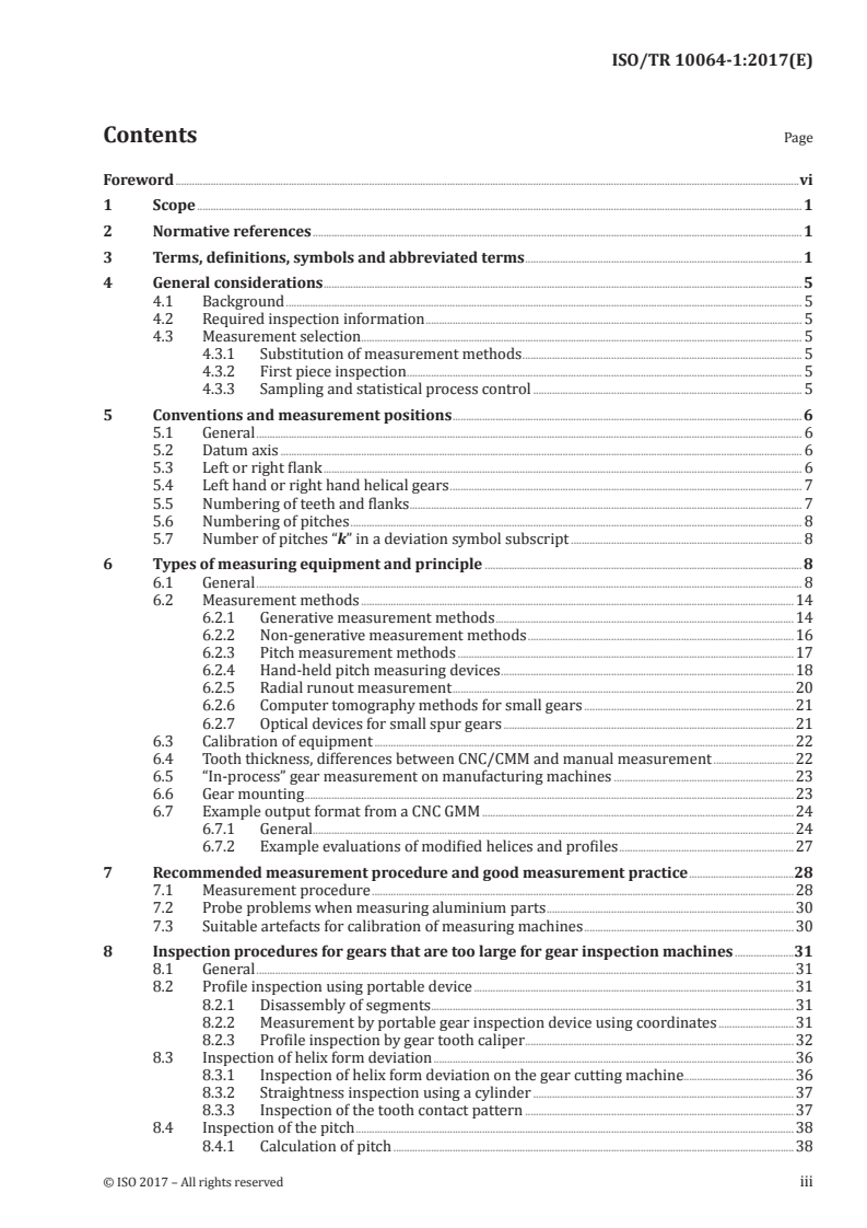 ISO/TR 10064-1:2017 ISO/TR 10064-1:2017 - Code of inspection practice — Part 1: Measurement of cylindrical gear tooth flanks
Released:7/12/2017