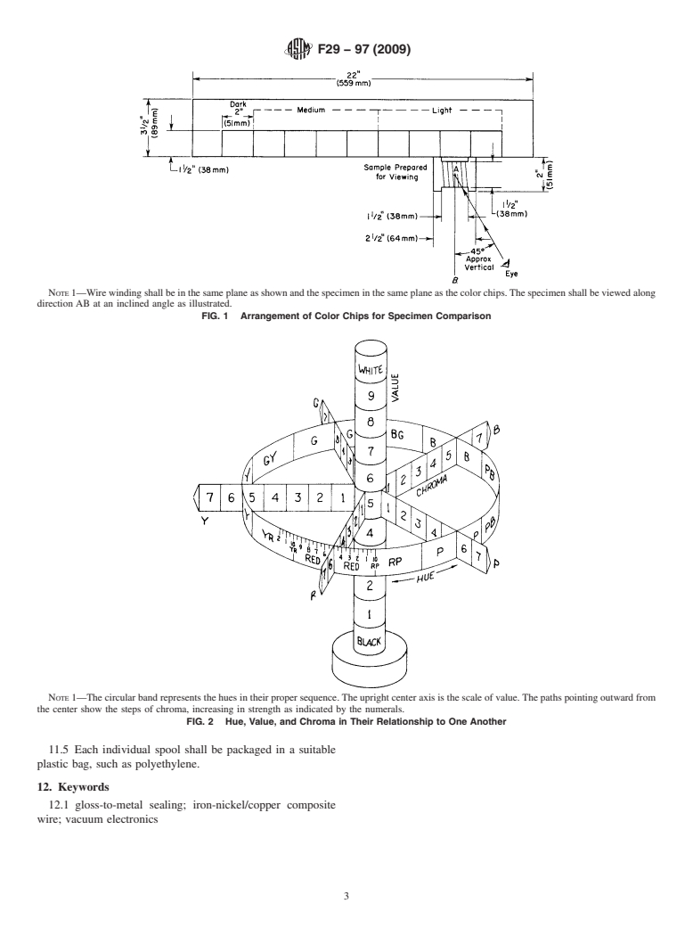 ASTM F29-97(2009) - Standard Specification for Dumet Wire for Glass-to-Metal Seal Applications