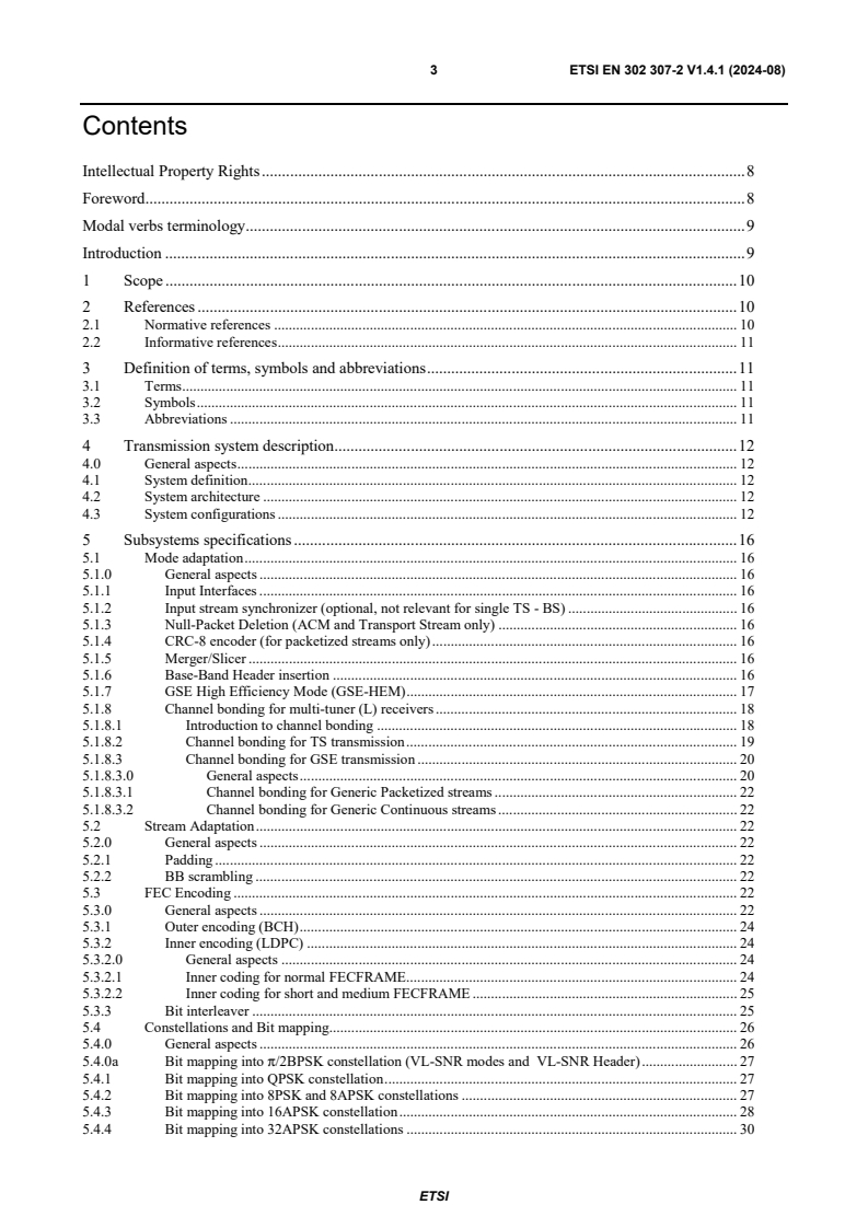 ETSI EN 302 307-2 V1.4.1 (2024-08) - Digital Video Broadcasting (DVB); Second generation framing structure, channel coding and modulation systems for Broadcasting, Interactive Services, News Gathering and other broadband satellite applications; Part 2: DVB-S2 Extensions (DVB-S2X)