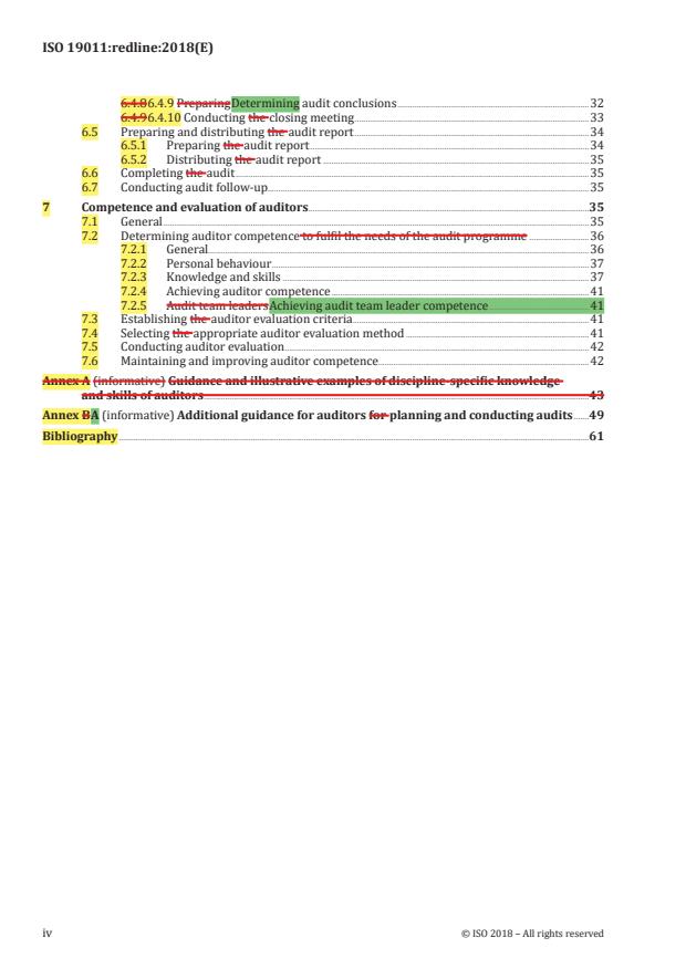 ISO 19011:2018 REDLINE ISO 19011:2018 - Guidelines for auditing management systems - Page 4 preview