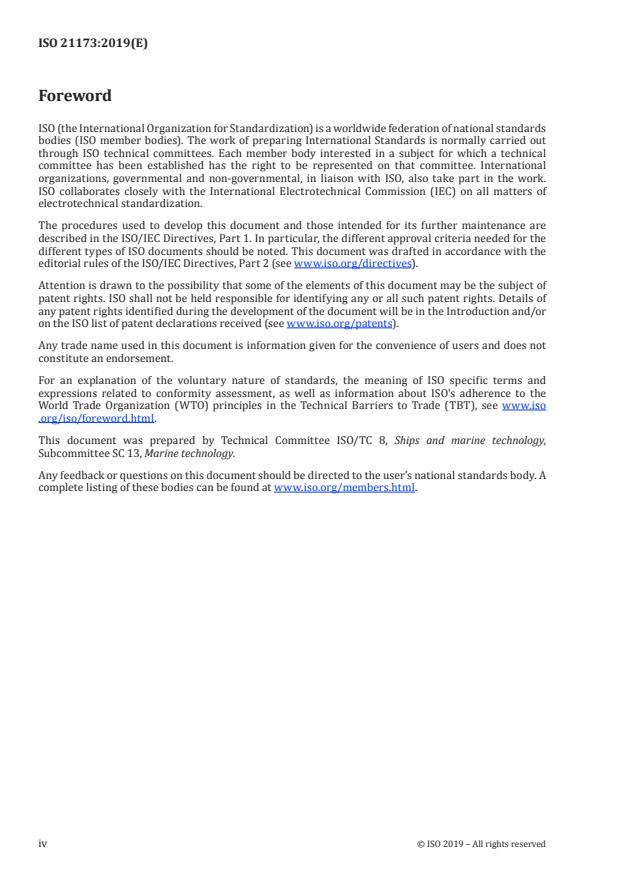 ISO 21173:2019 ISO 21173:2019 - Submersibles -- Hydrostatic pressure test -- Pressure hull and buoyancy materials - Page 4 preview
