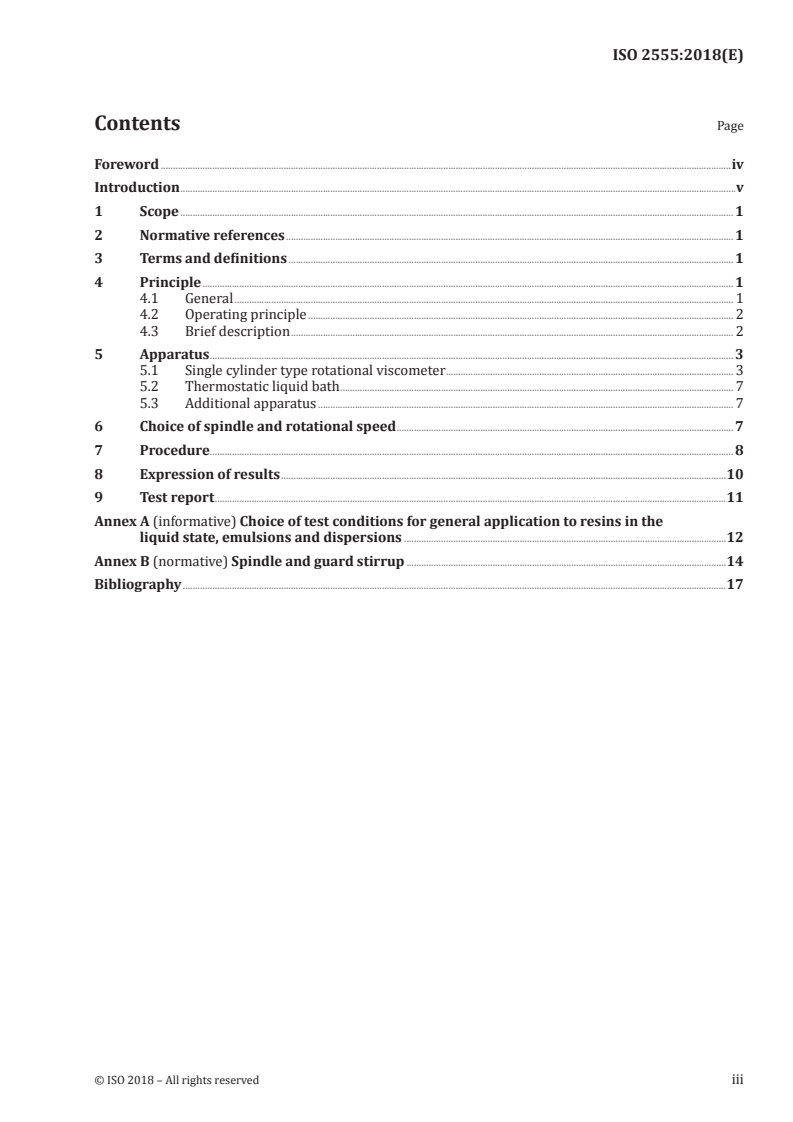 ISO 2555:2018 - Plastics — Resins in the liquid state or as emulsions or dispersions — Determination of apparent viscosity using a single cylinder type rotational viscometer method
Released:5/16/2018