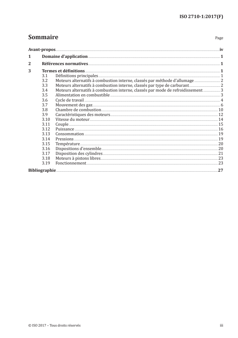 ISO 2710-1:2017 - Moteurs alternatifs à combustion interne — Vocabulaire — Partie 1: Termes relatifs à la conception et au fonctionnement du moteur
Released:2/5/2018