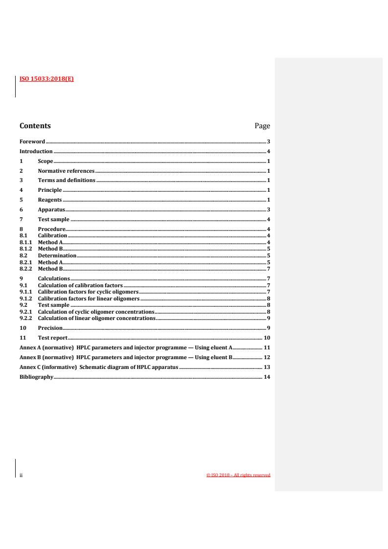 ISO 15033:2018 REDLINE ISO 15033:2018 - Plastics — Determination of caprolactam and its cyclic and linear oligomers by HPLC
Released:6/15/2018 - Page 2 preview